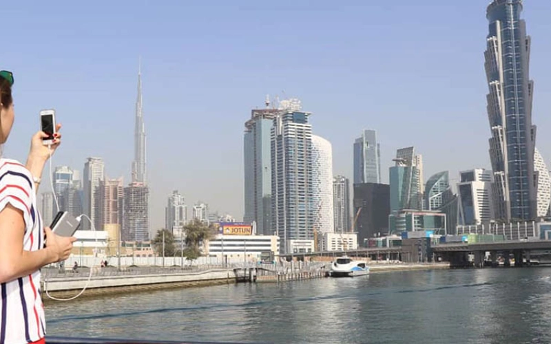 Relaxing upper deck with sea views – Mala Yachts yacht rental in Dubai