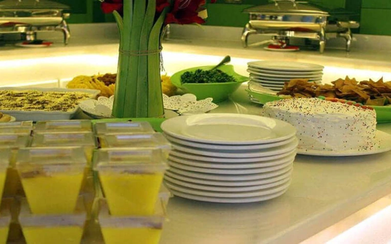 Fully equipped kitchen onboard Mona Lisa Yacht – Mala Yachts yacht rental Dubai