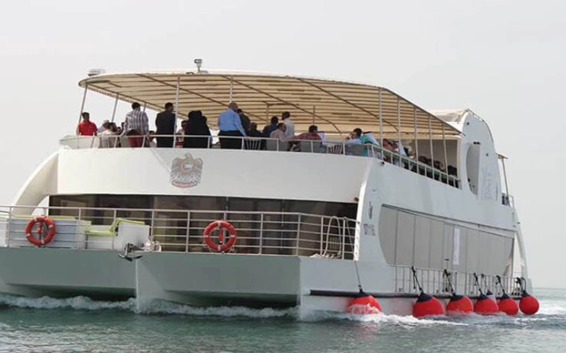 Sunset view from Mona Lisa Yacht – yacht rental in Dubai | Mala Yachts