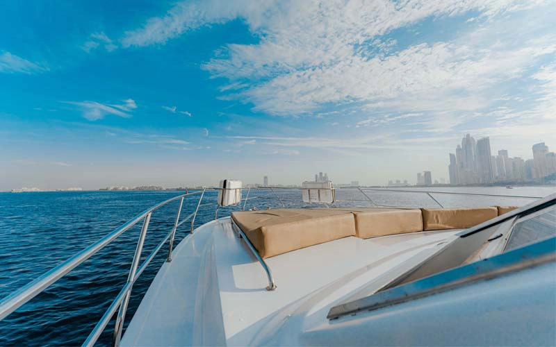 Front exterior of Sasmi 50 showcasing sleek design and premium finish