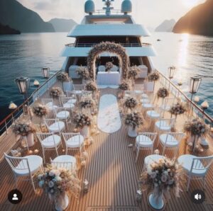 How To Create Wedding Stage Decoration Ideas For Luxury Yachts
