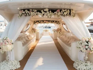 Budget-Friendly Wedding Entrance Decoration Ideas For Yachts