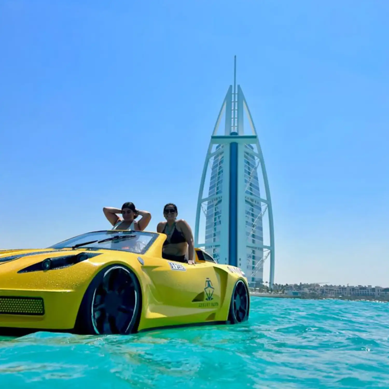 "Jetcar ride offering a thrilling experience on the waves"